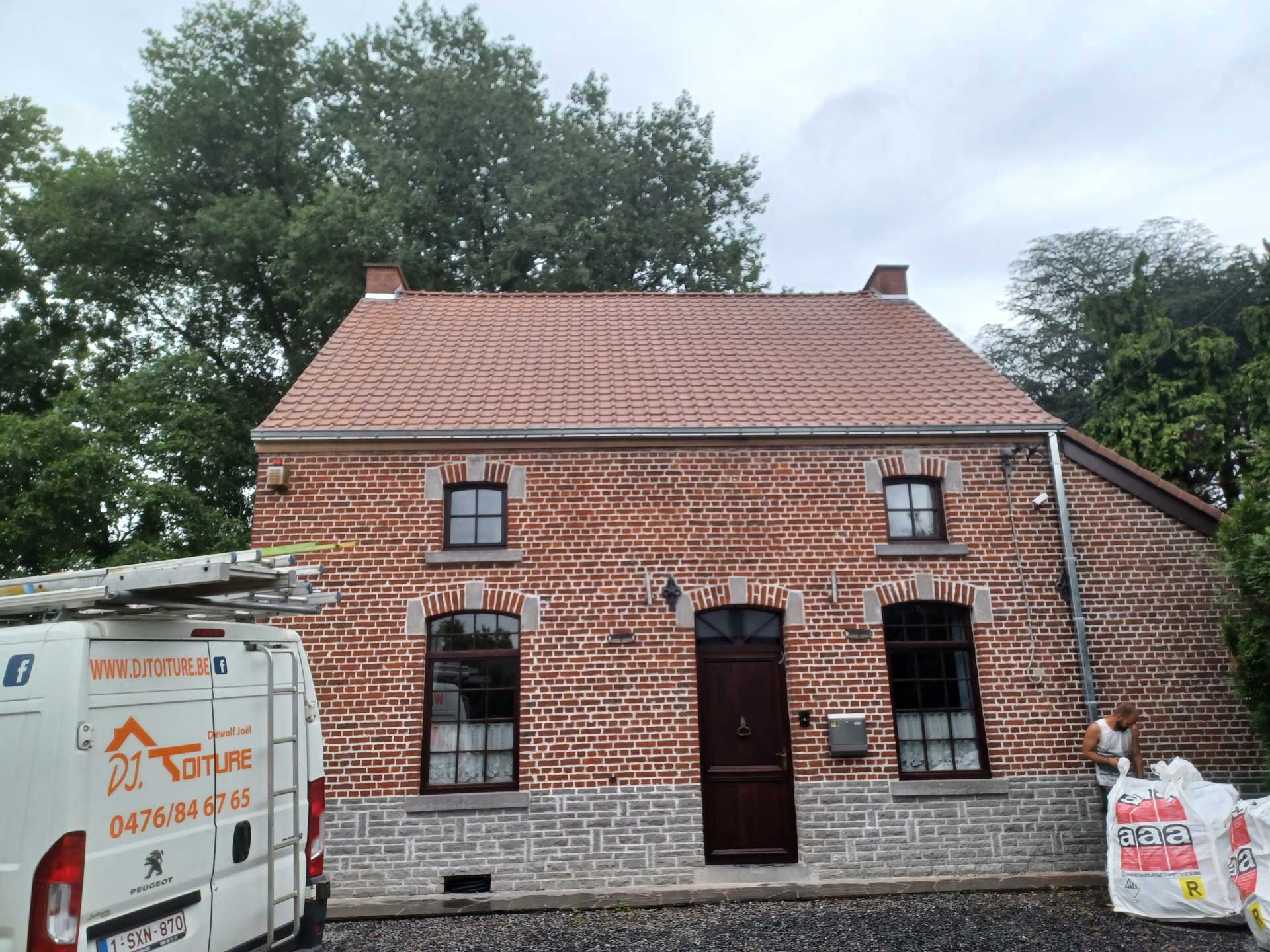 Rénovation toiture tuiles et ardoises Bernissart