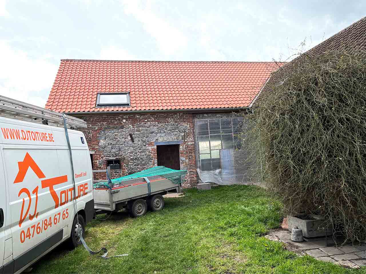 Construction toiture neuve Bernissart